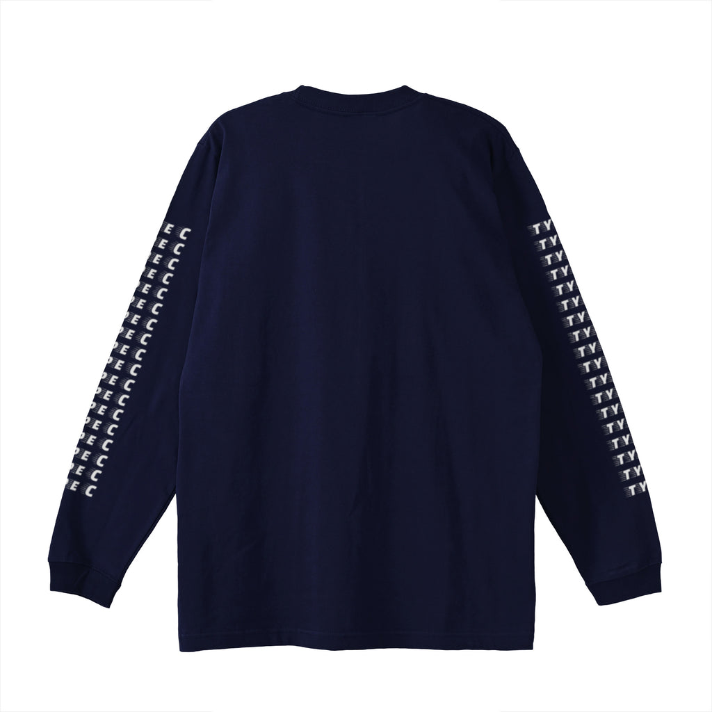 typeC / LS tee navy image
