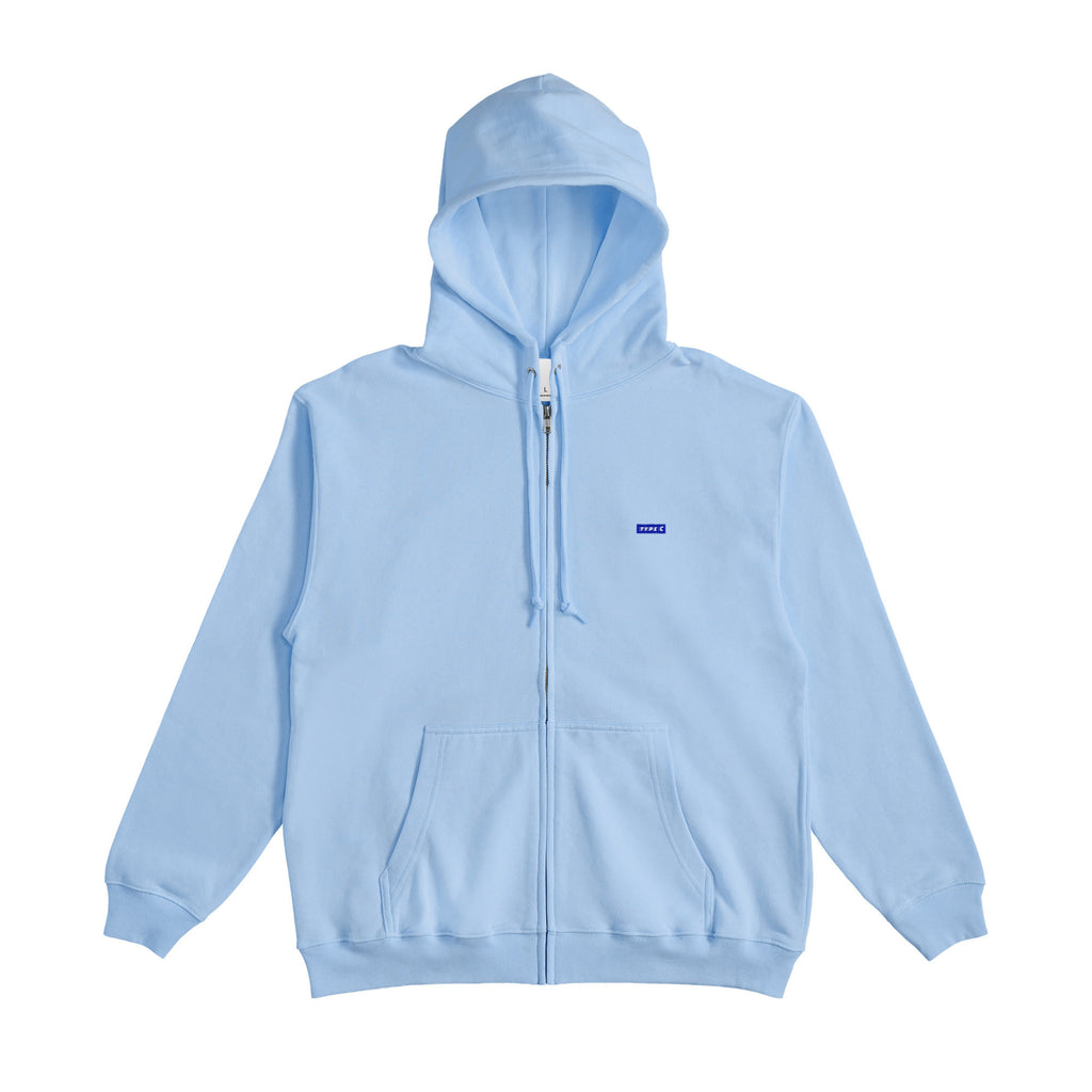 typeC / color sip hoodie pastel-blue image