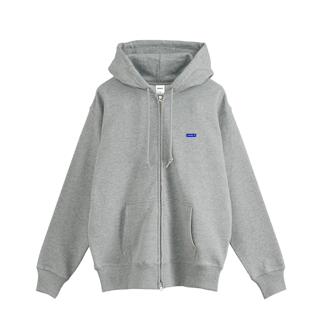 typeC / zip hoodie gray image