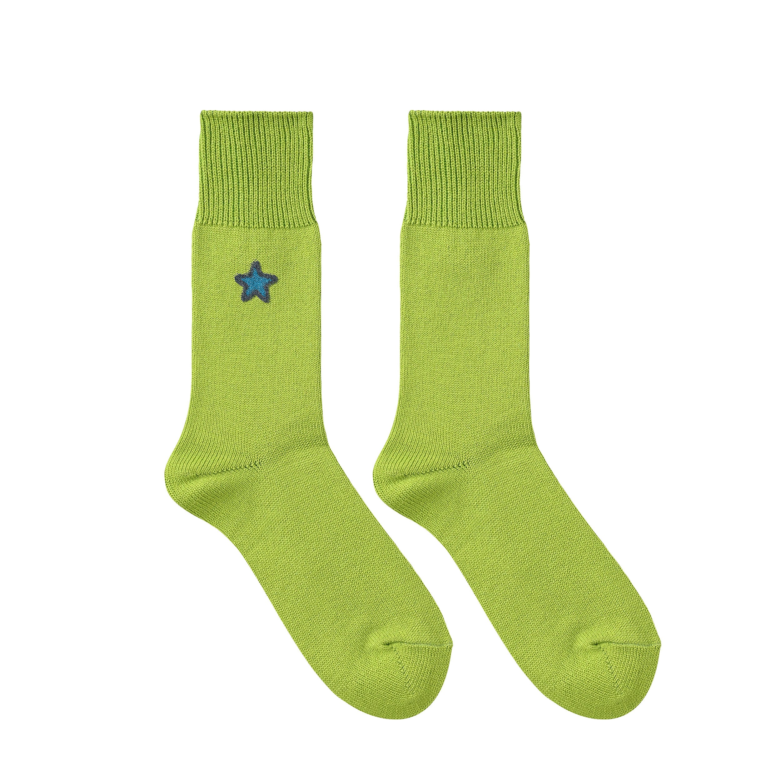 typeC / star socks lime image