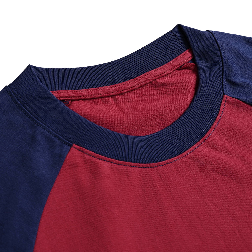 typeC / color ls tee red-x-navy image