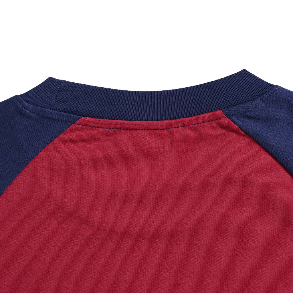 typeC / color ls tee red-x-navy image