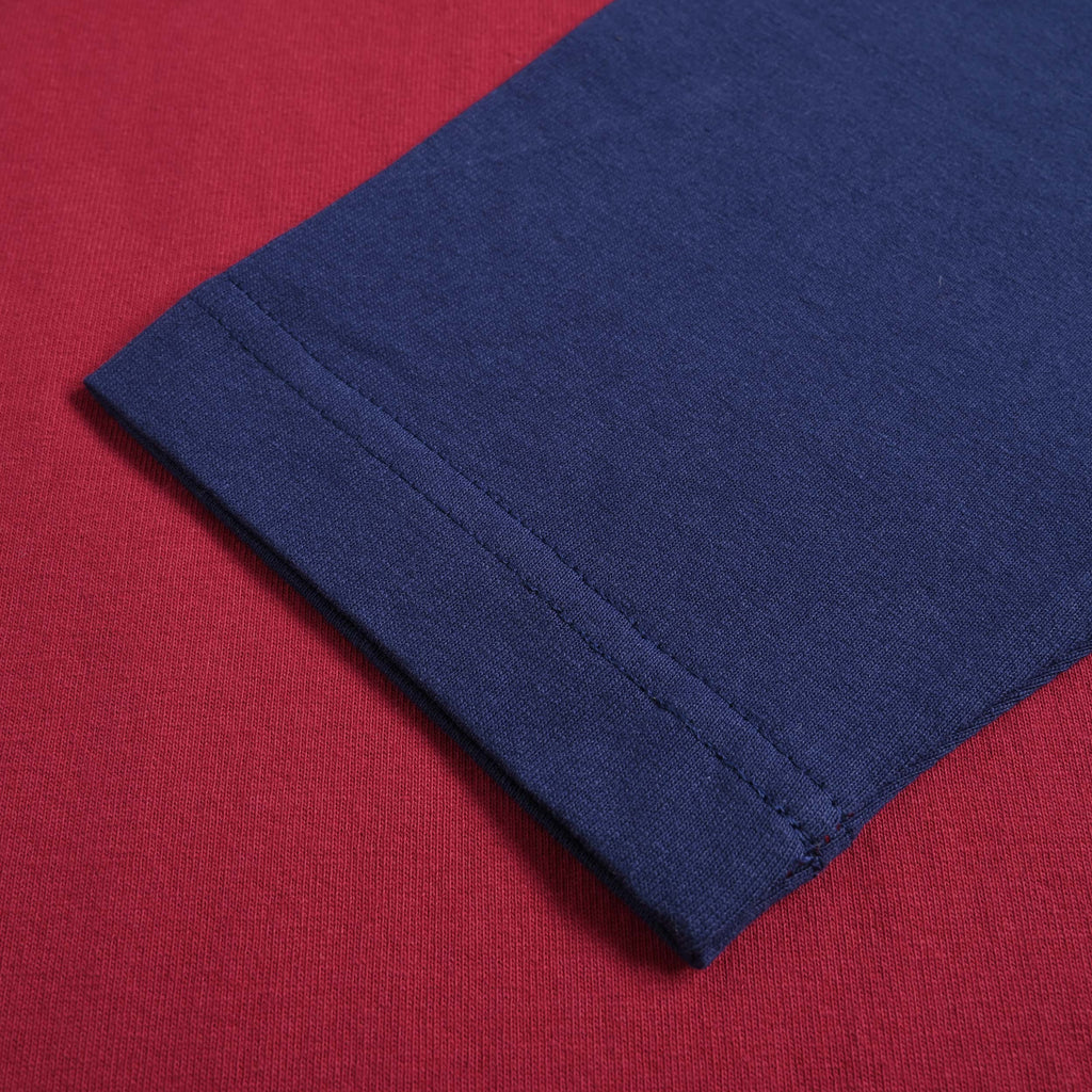typeC / color ls tee red-x-navy image