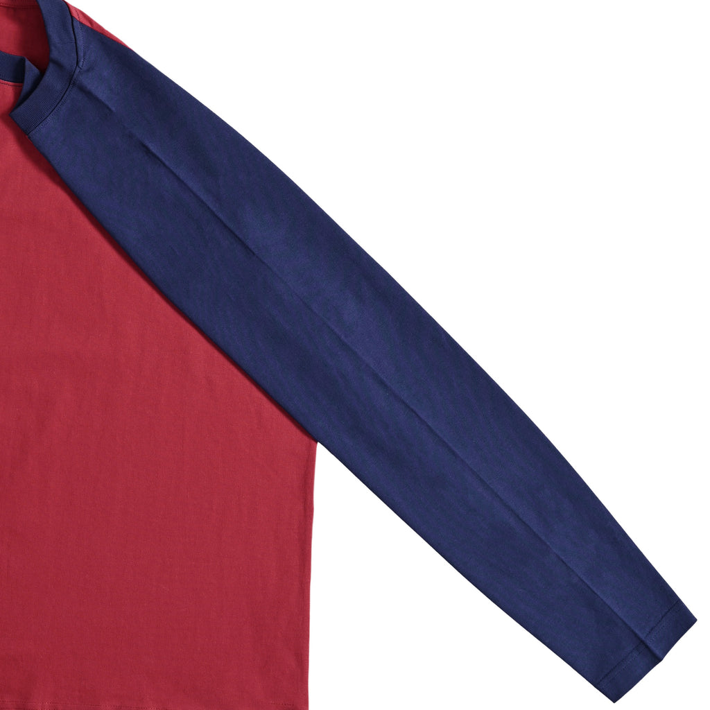 typeC / color ls tee red-x-navy image