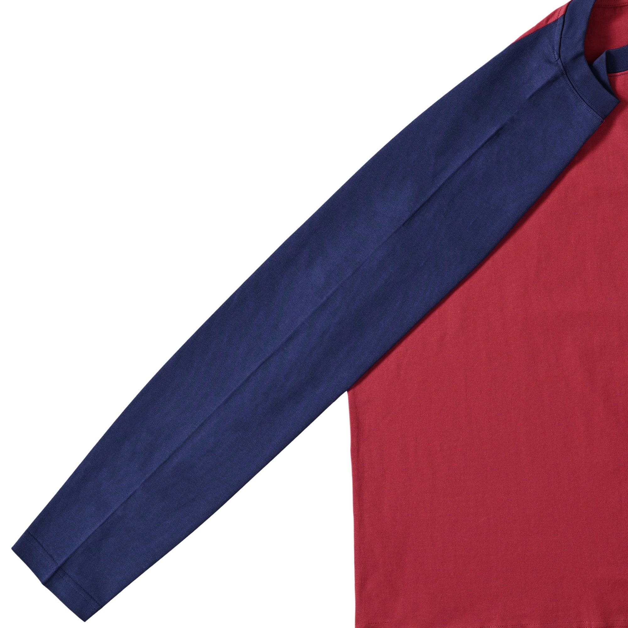 typeC / color ls tee red-x-navy image