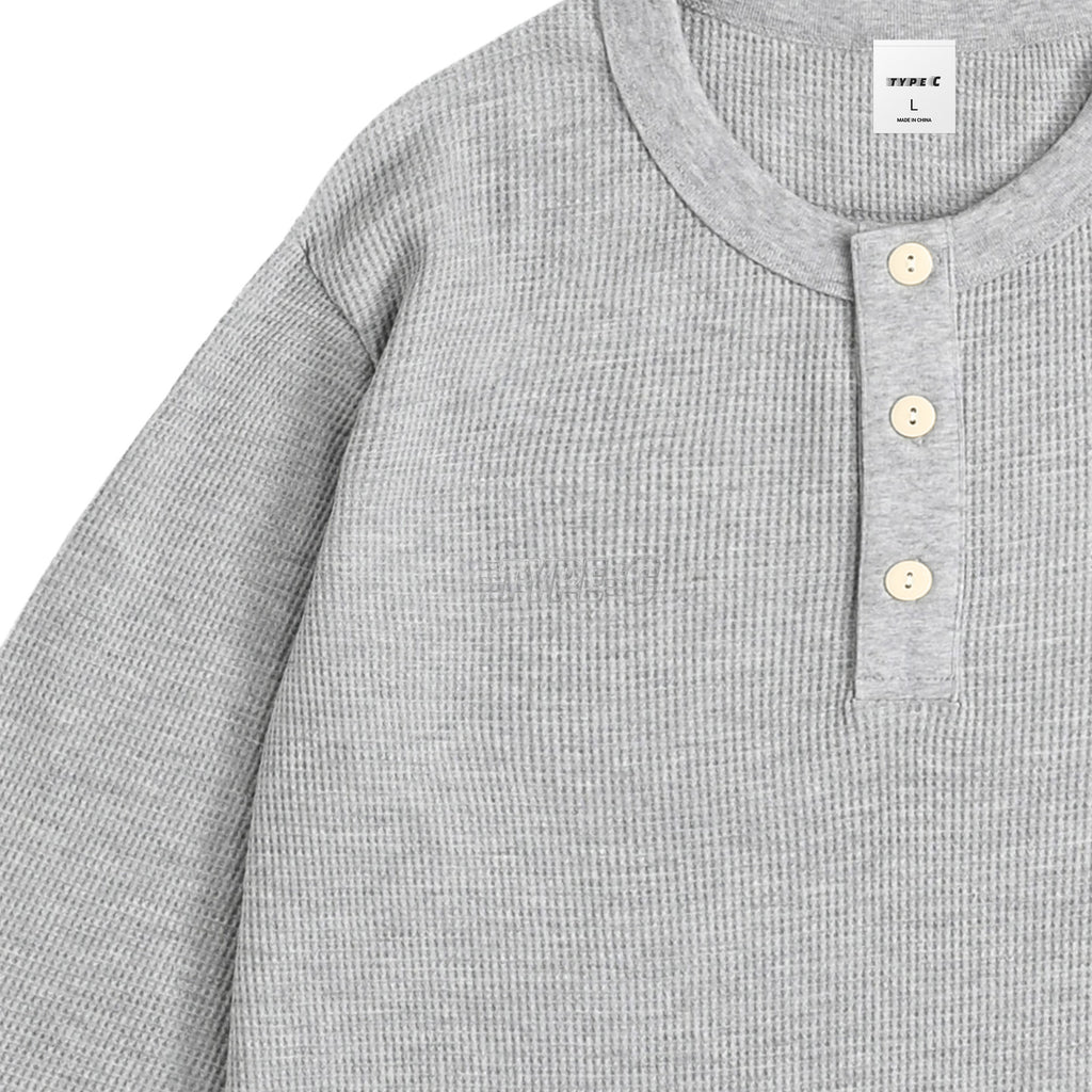 typeC / waffle ls tee gray image