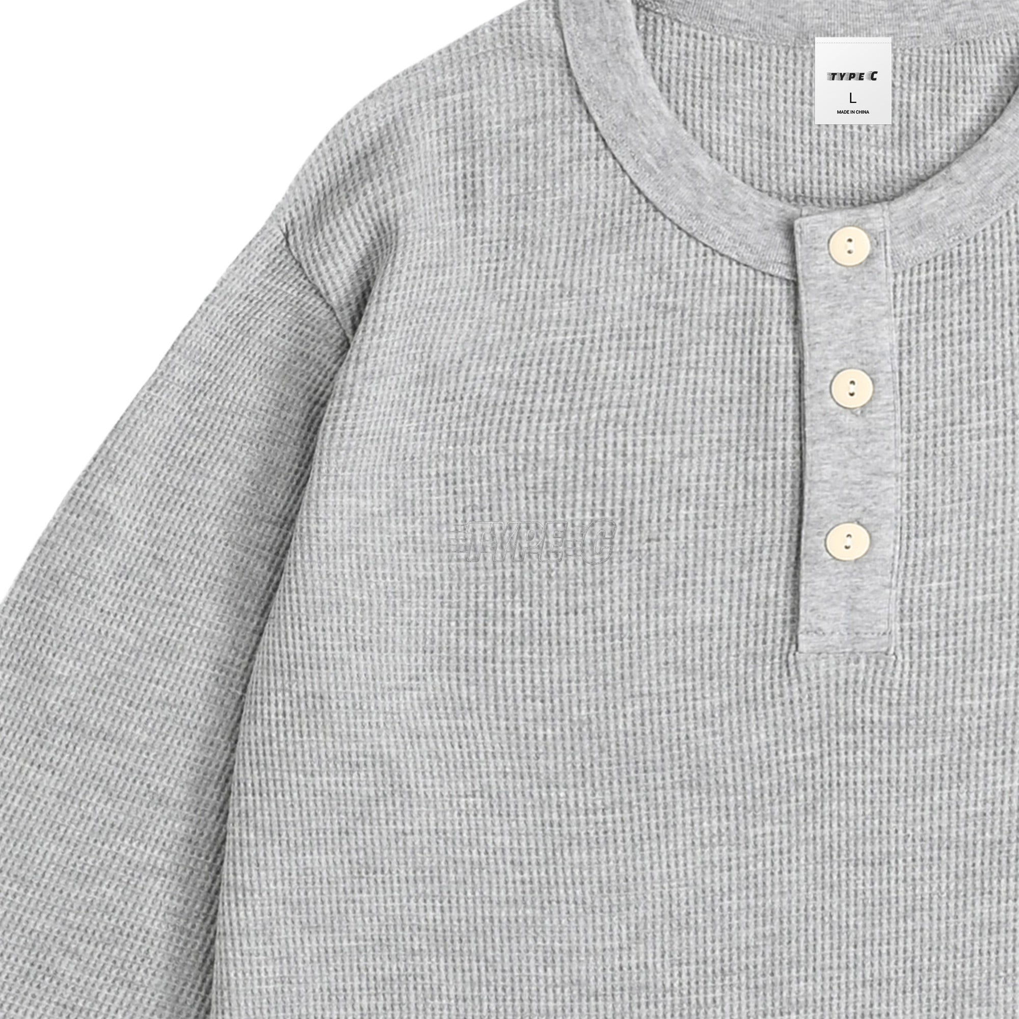 typeC / waffle ls tee gray image