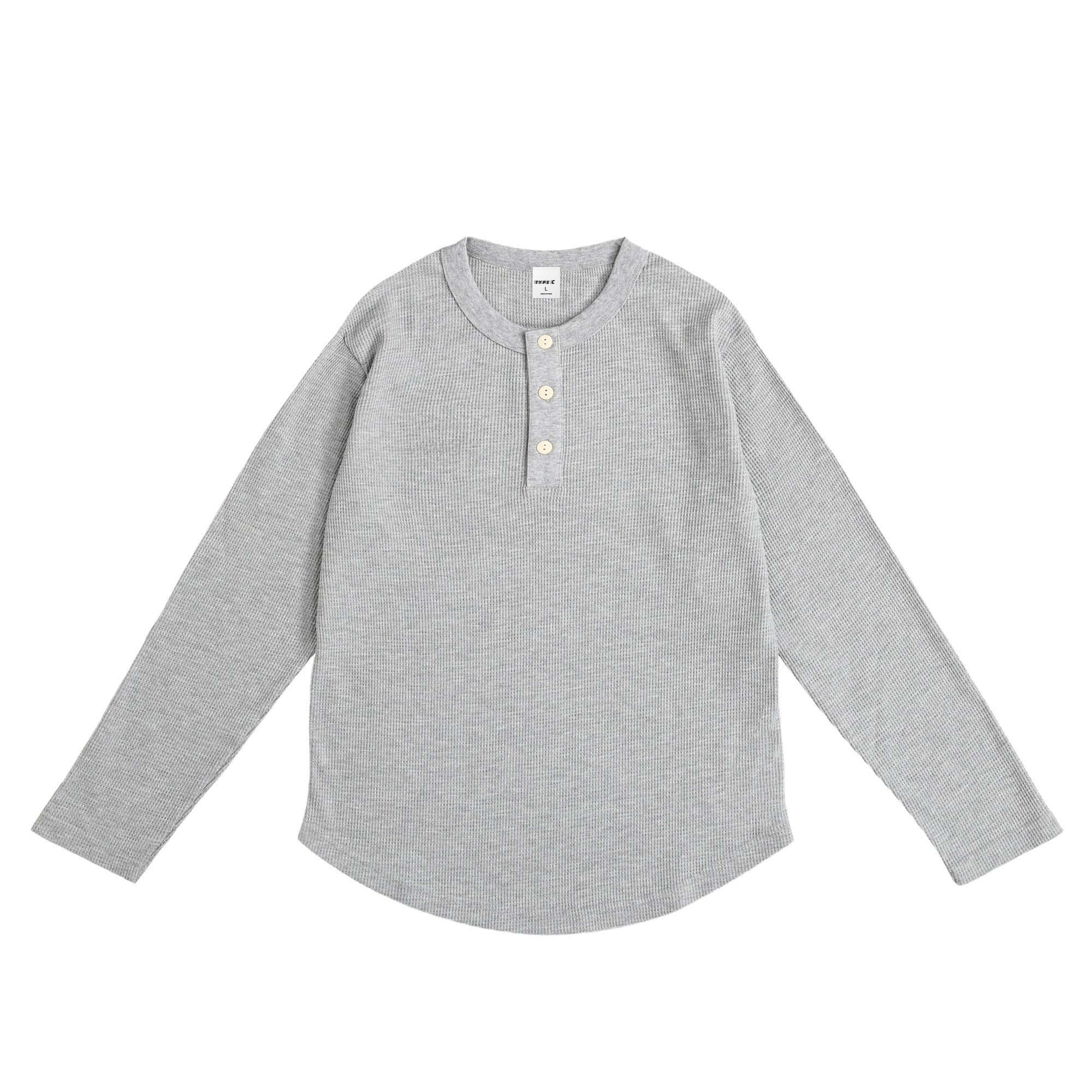 typeC / waffle ls tee gray image