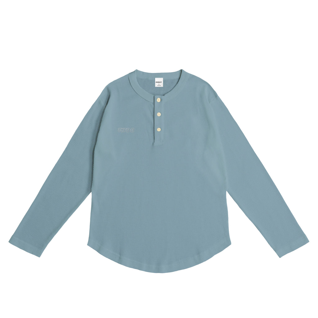 typeC / waffle ls tee smoky-blue image