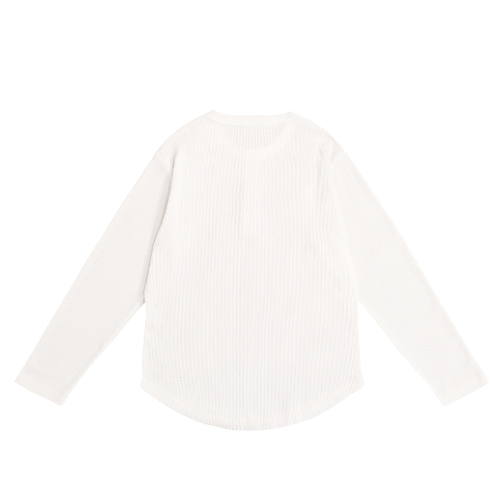 typeC / waffle ls tee white image