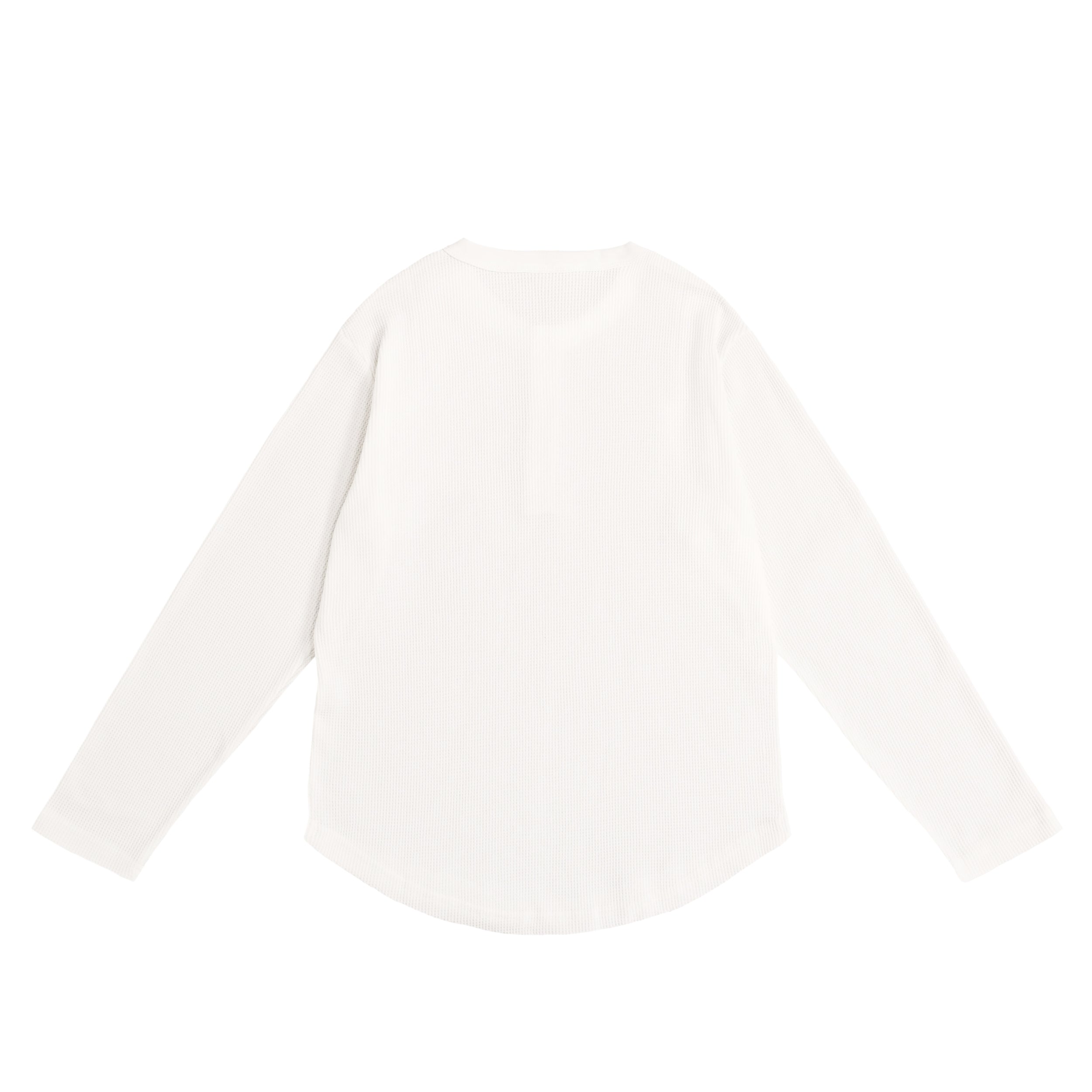 typeC / waffle ls tee white image