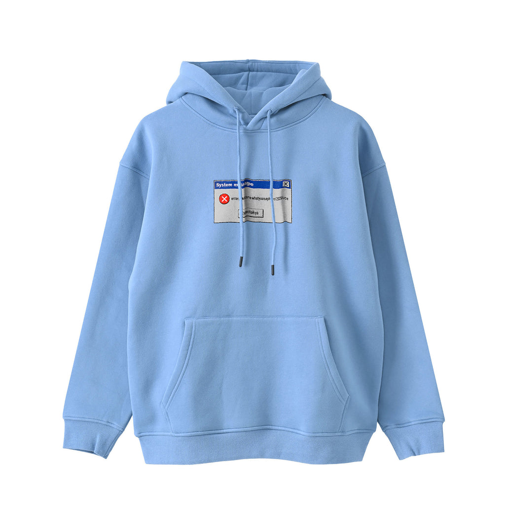 typeC / error logo hoodie blue image
