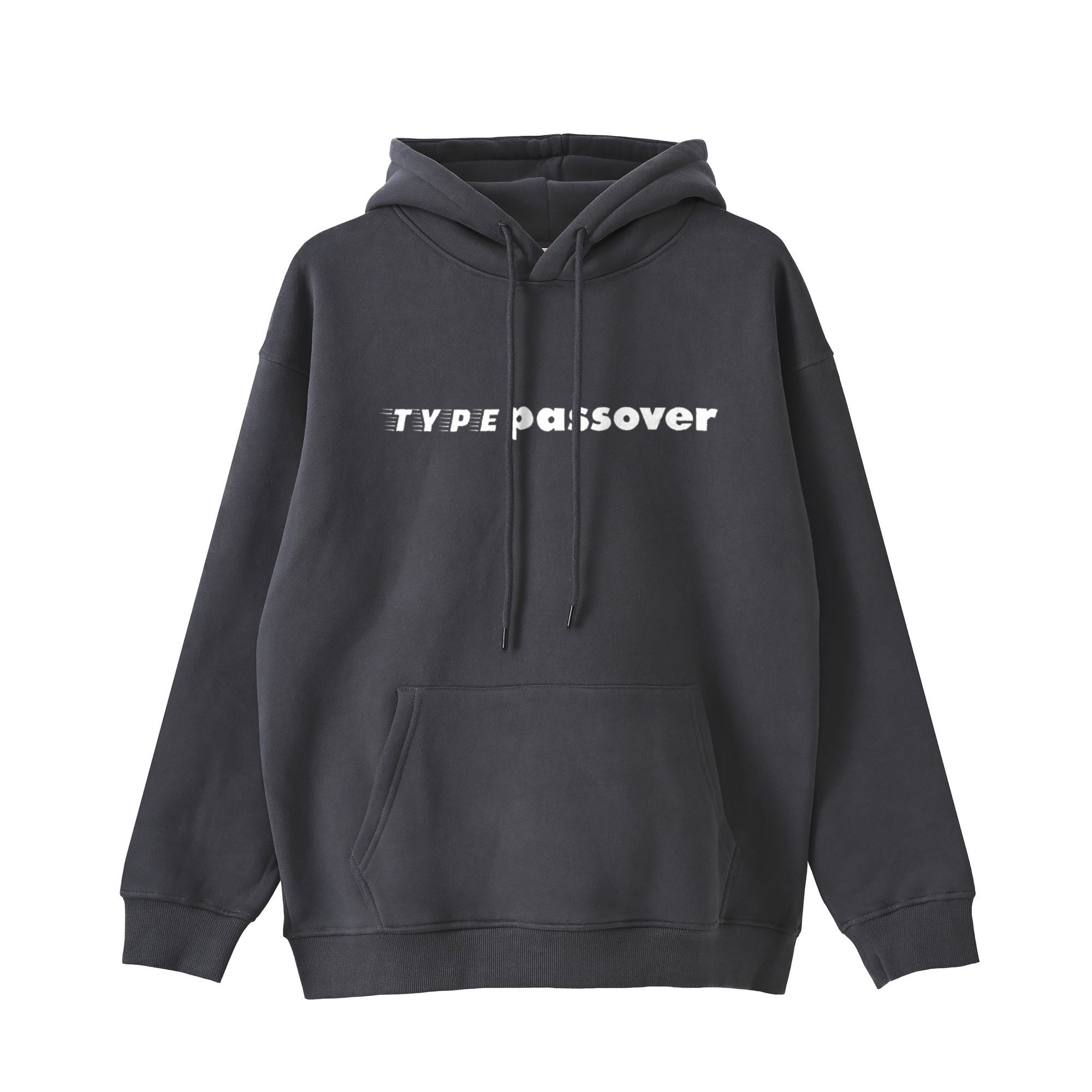 TYPE PASSOVER hoodie charcoal image