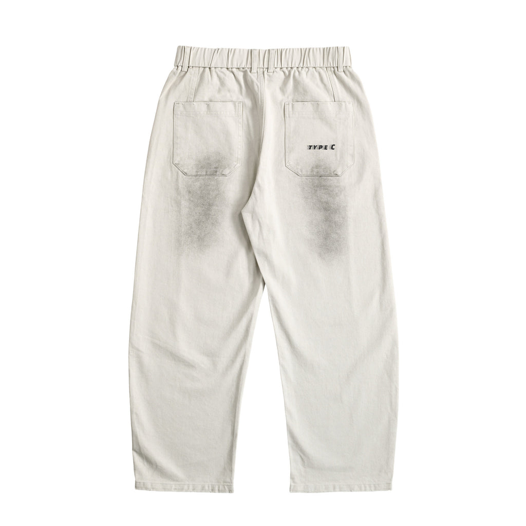 typeC / wide denim pants off-white image