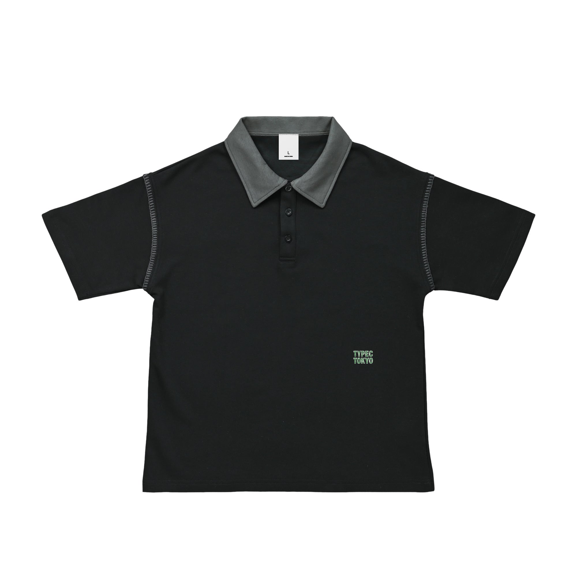 typeC / polo shirt black image
