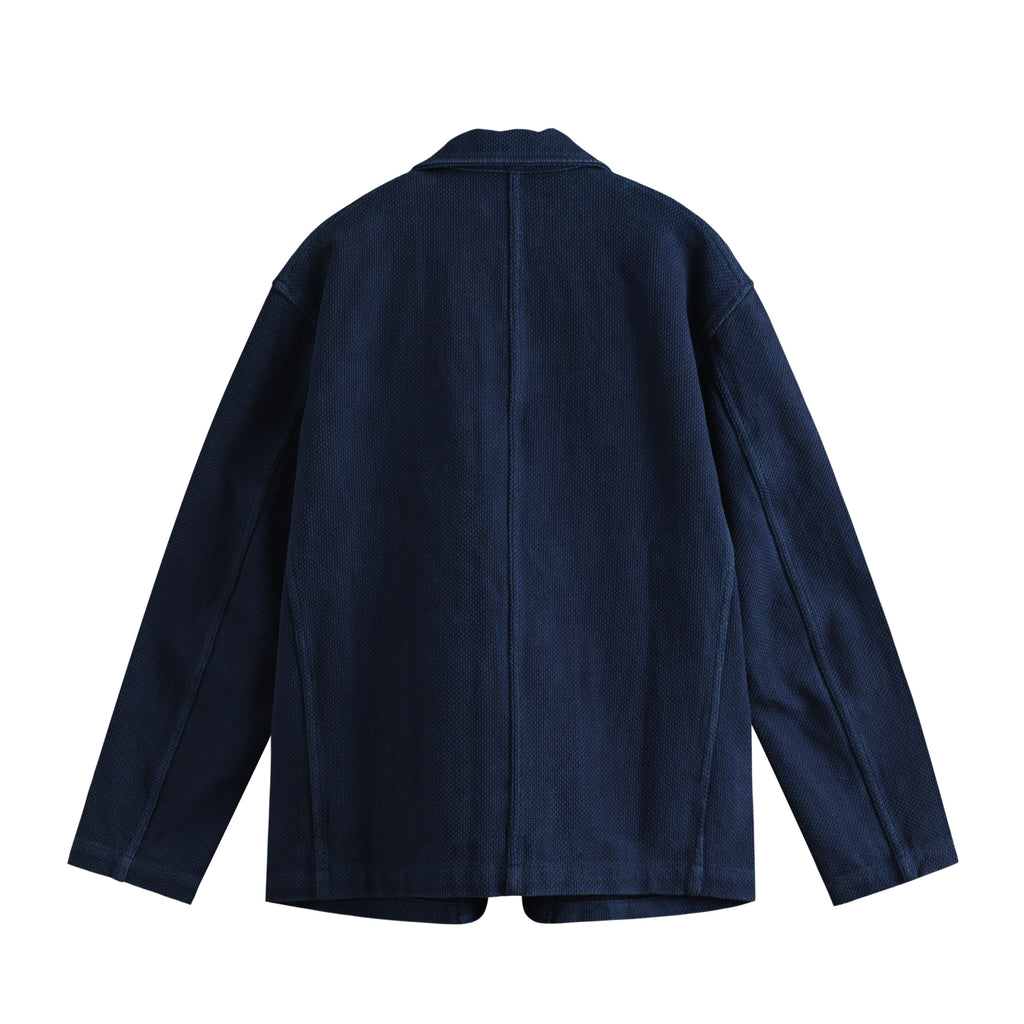 typeC / logo work  jacket indigo image
