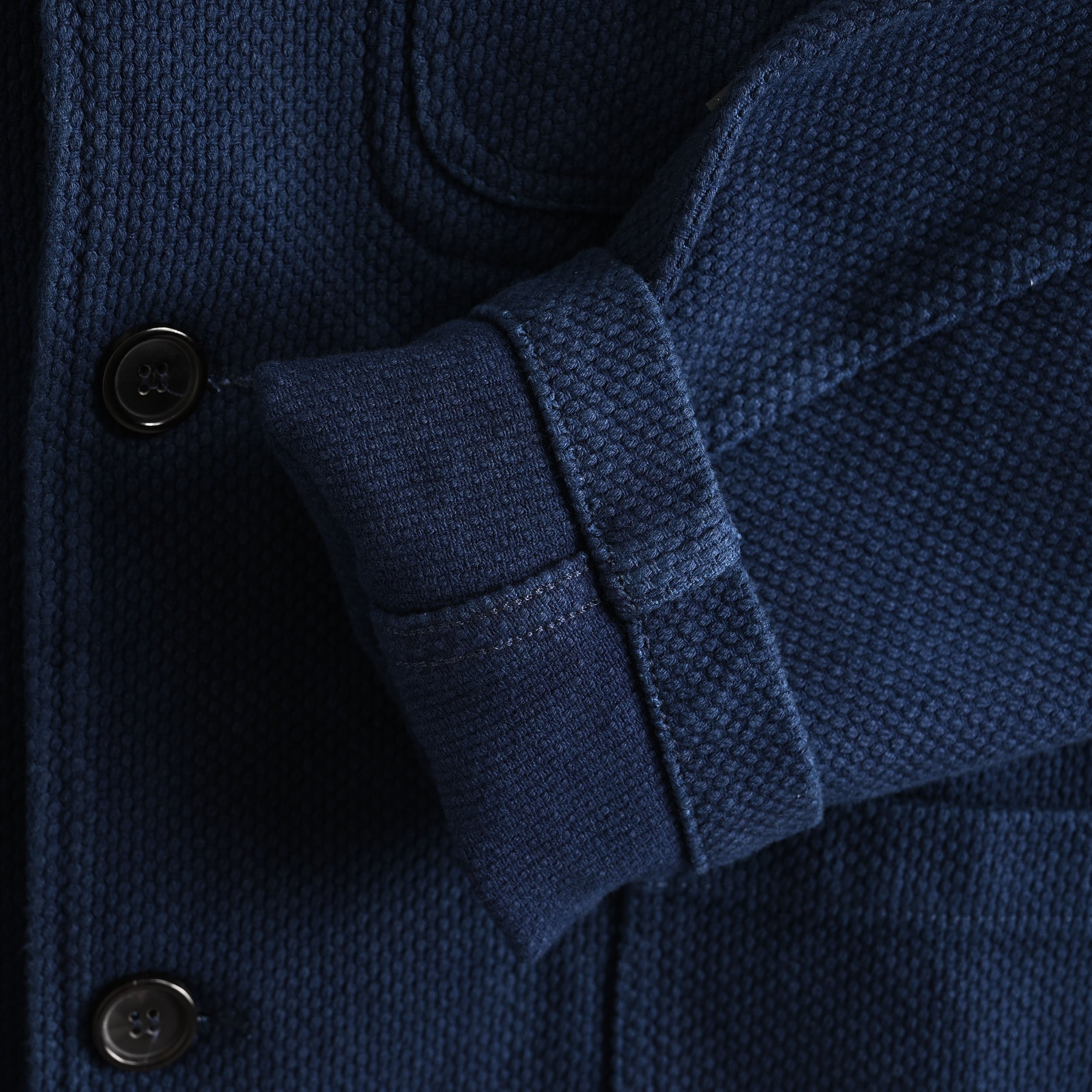 typeC / logo work  jacket indigo image