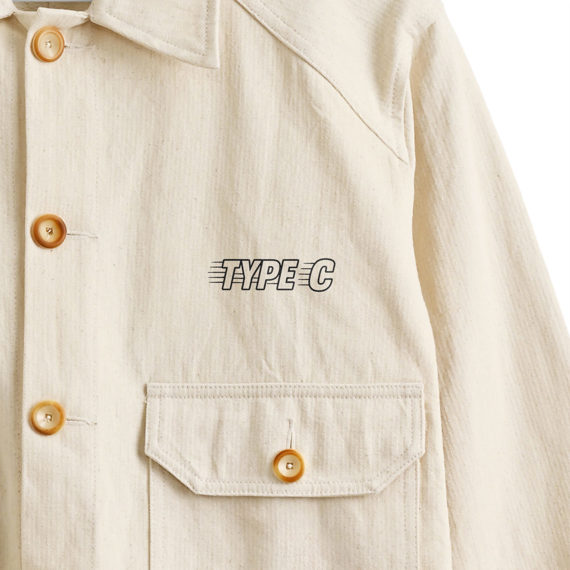 typeC / logo jacket natural image