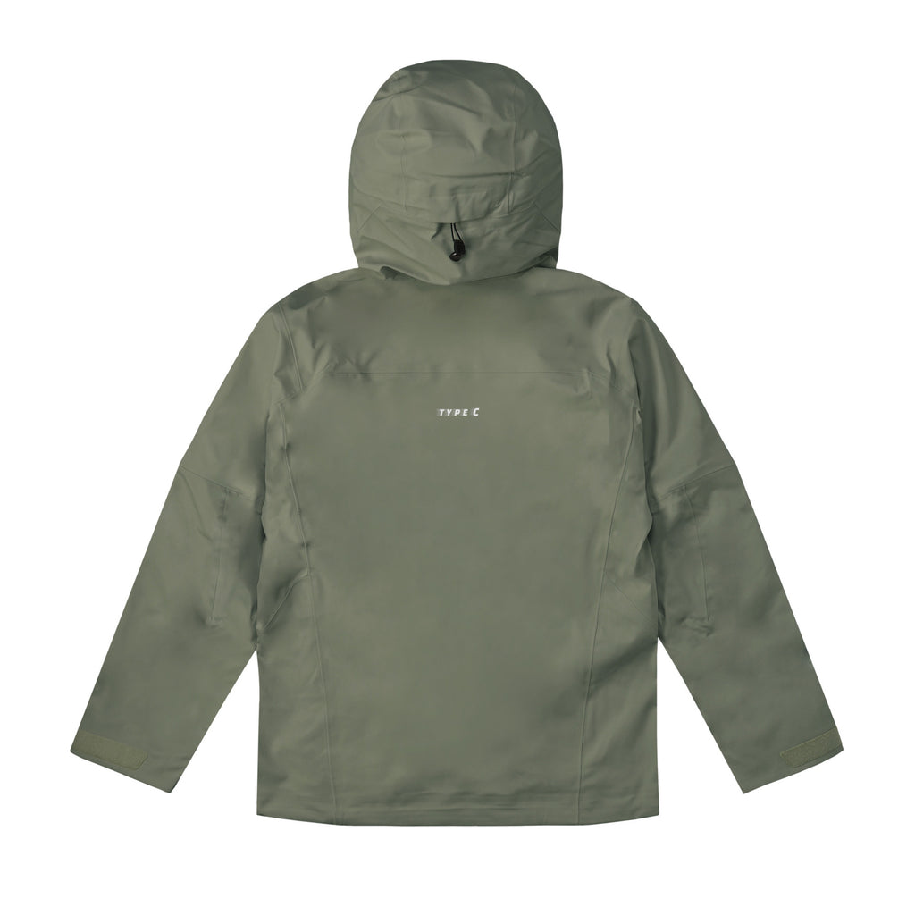 typeC / mountain hoodie khaki image