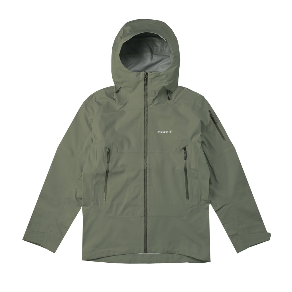 typeC / mountain hoodie khaki image