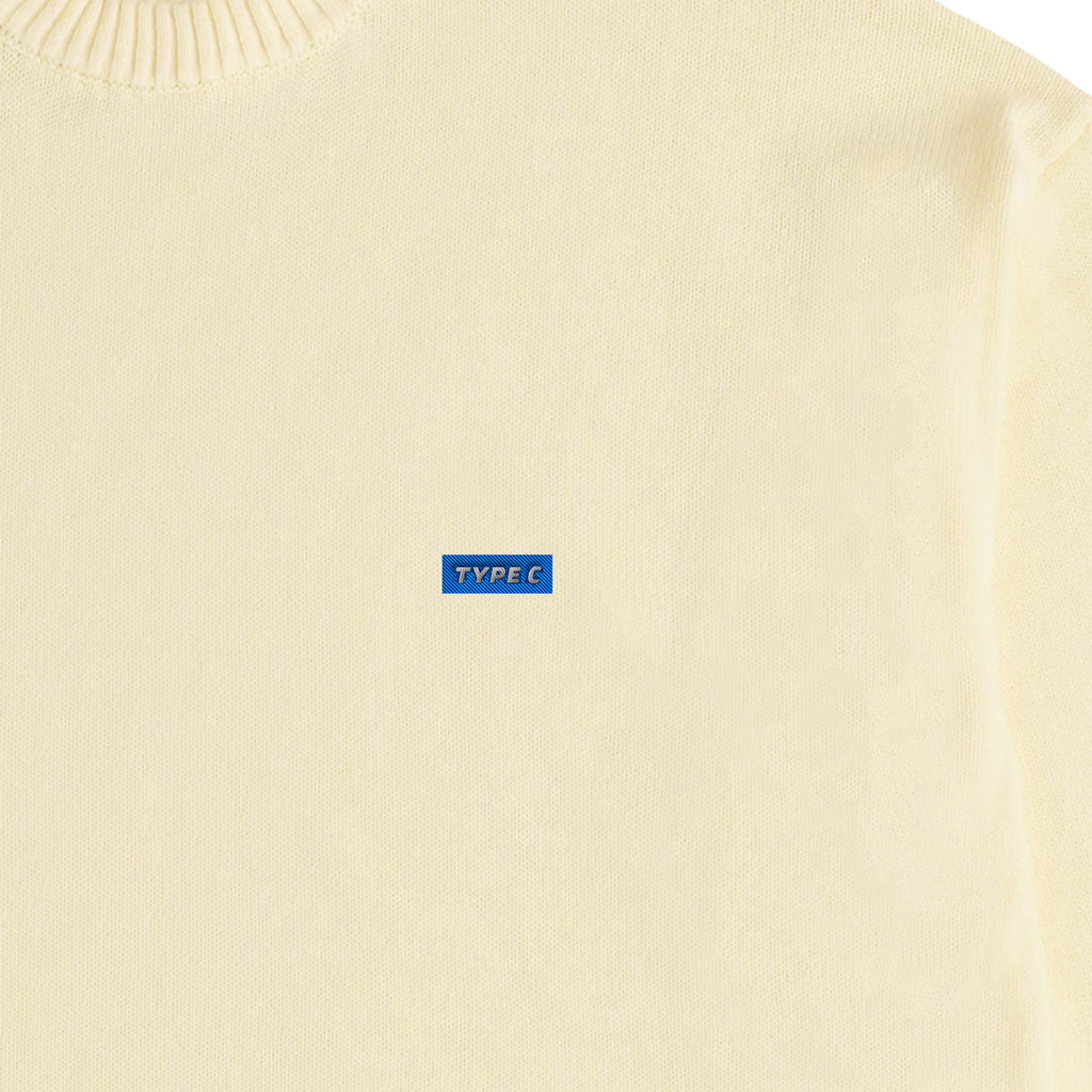 typec / logo sweater ivory image