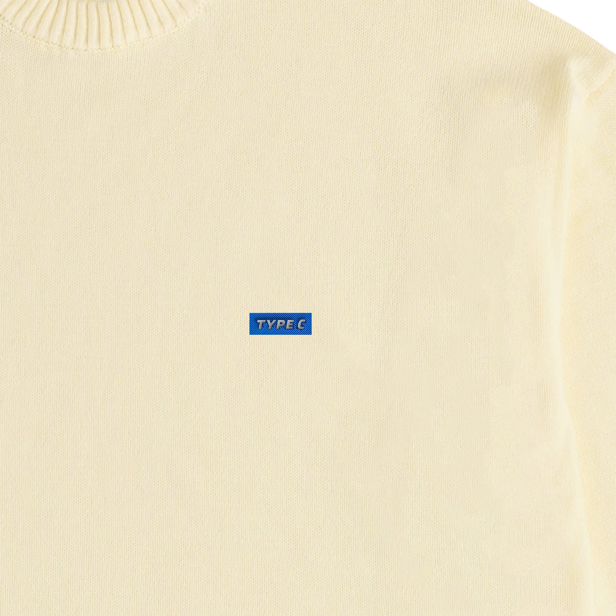 typec / logo sweater ivory image