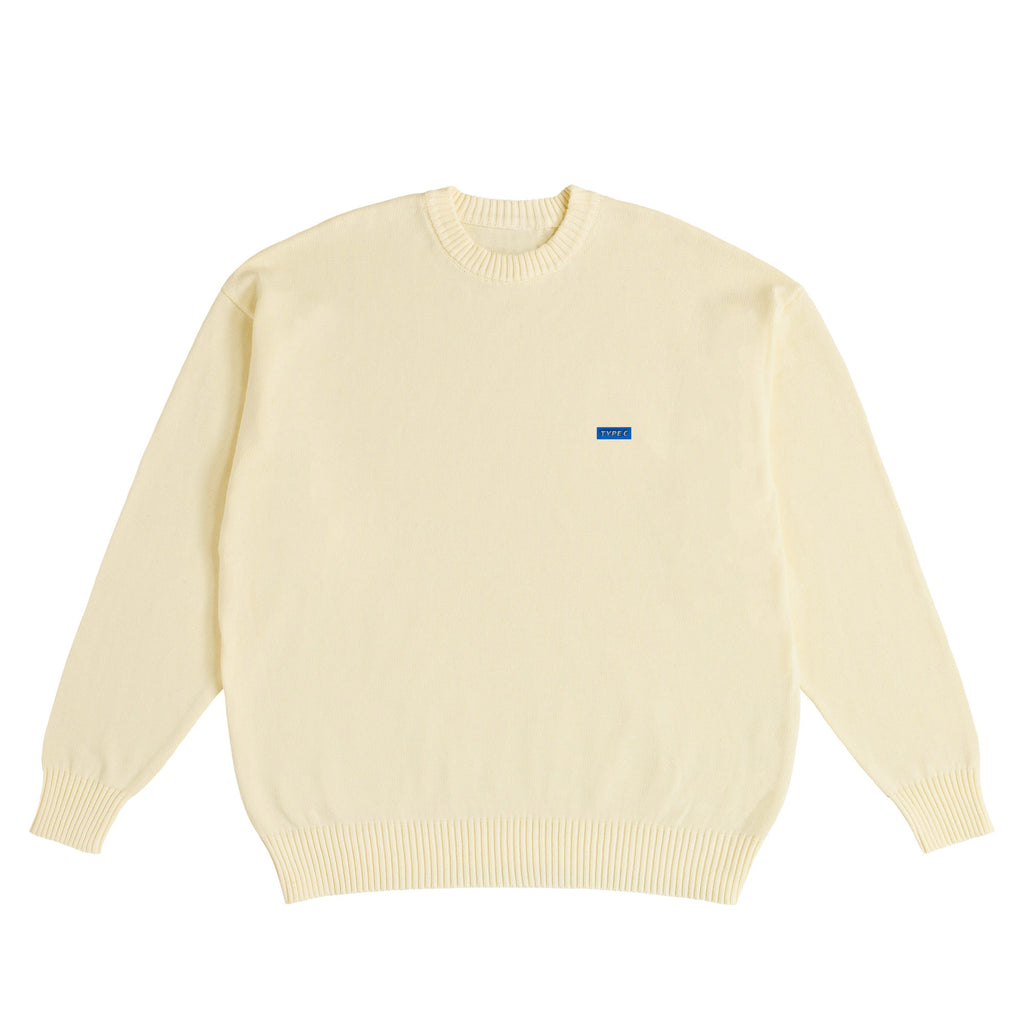 typec / logo sweater ivory image