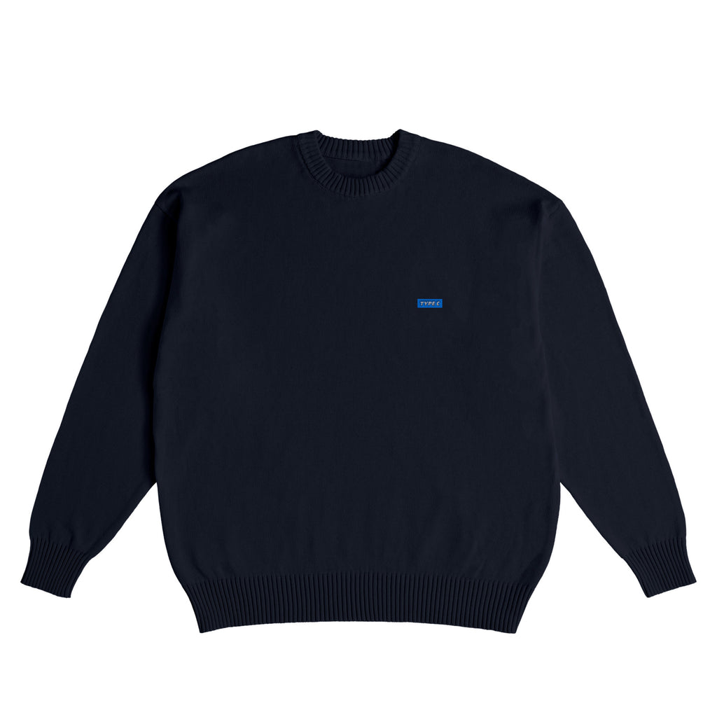 typec / logo sweater navy image