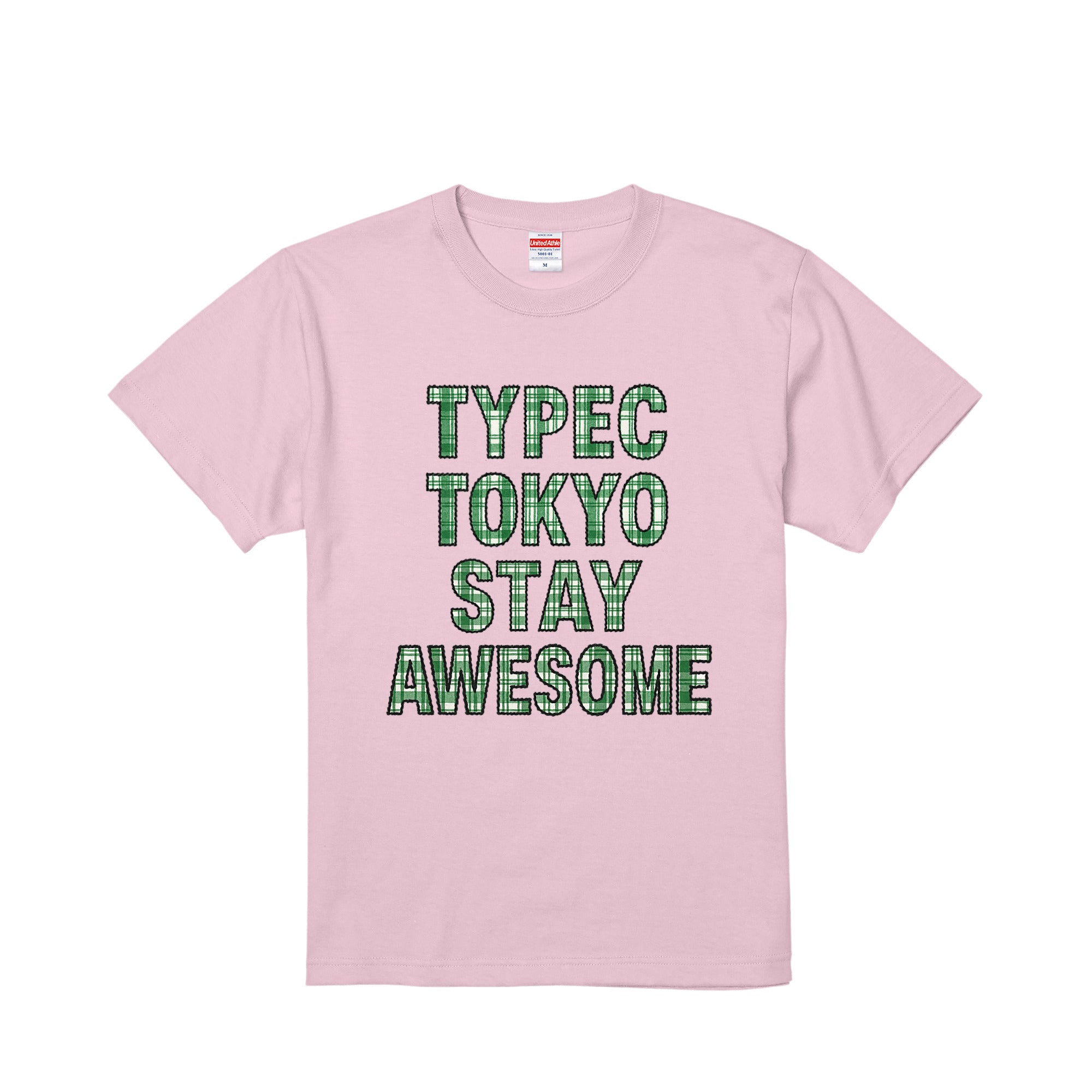typeC / stay awesome tee light-pink image