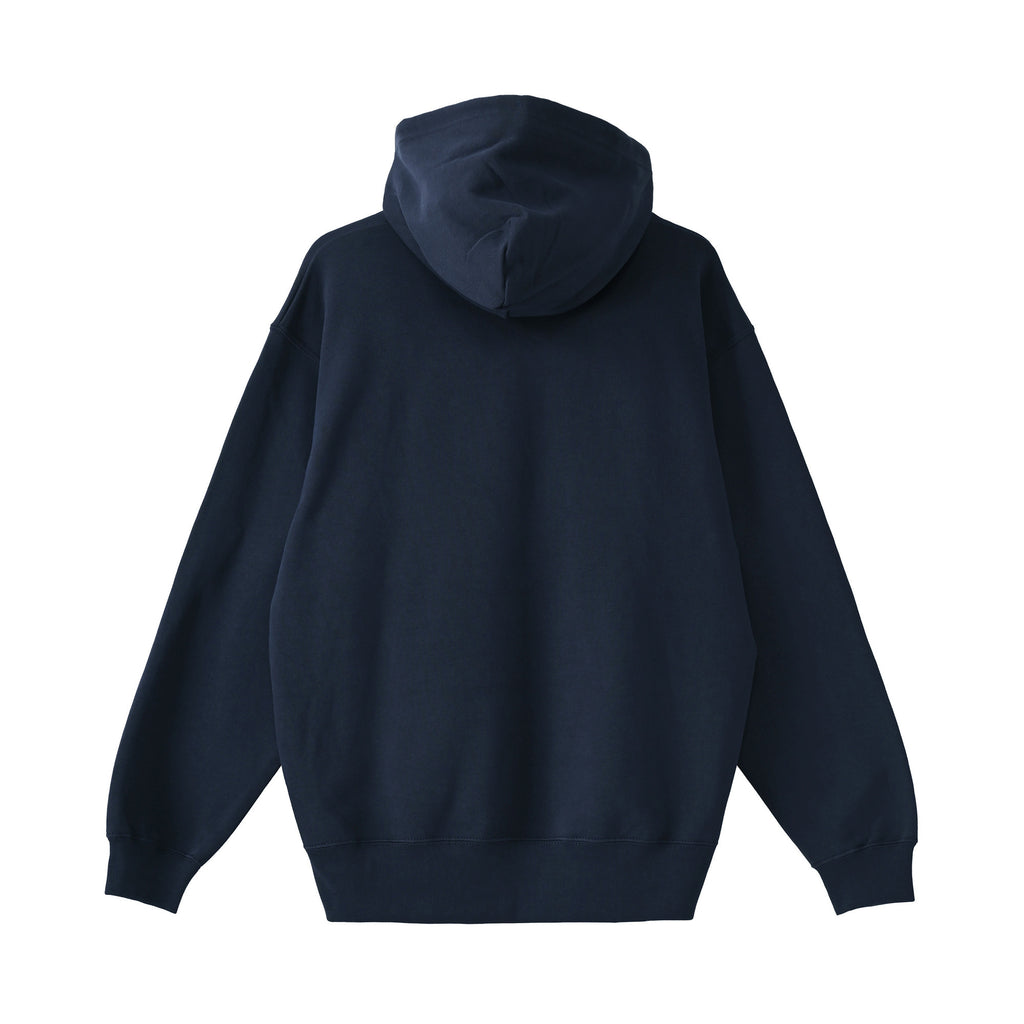 typeC / check logo hoodie navy image
