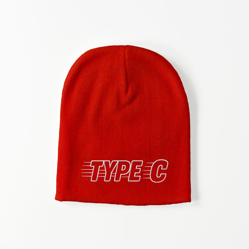 typeC / knit cap red image