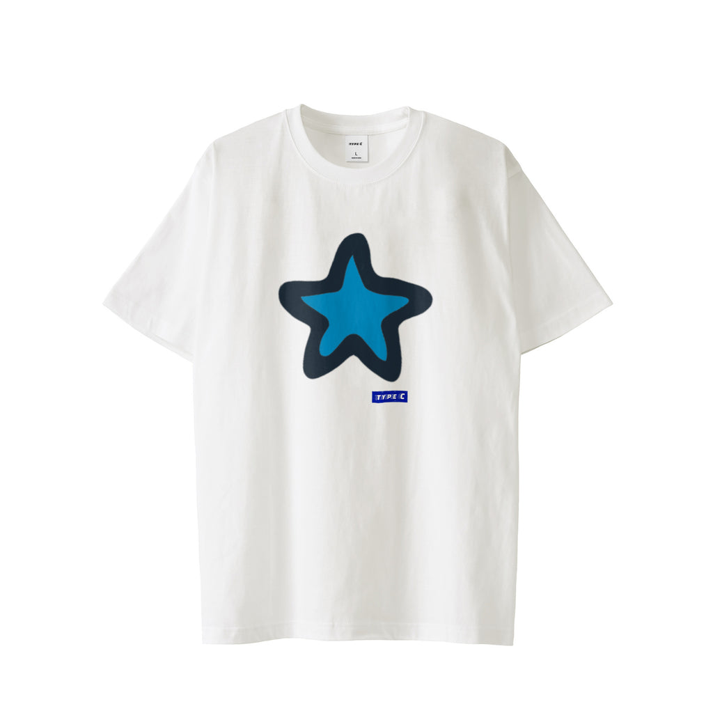 typeC / blue star white image