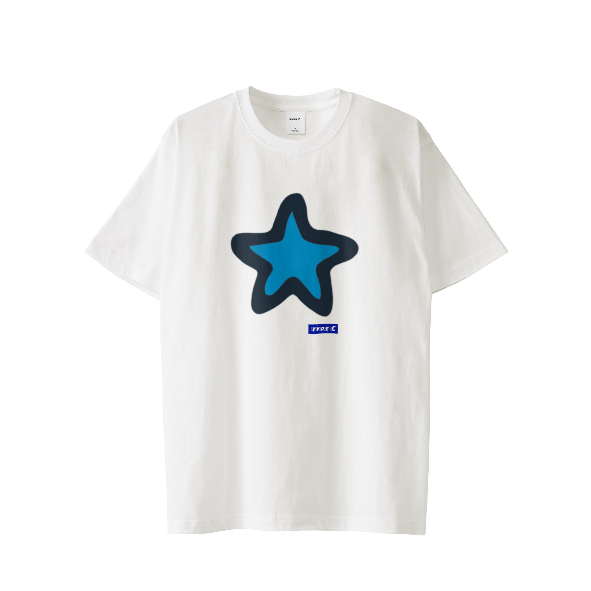 typeC / blue star white image