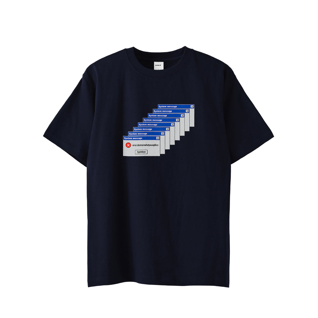 typeC / error logo tee navy image