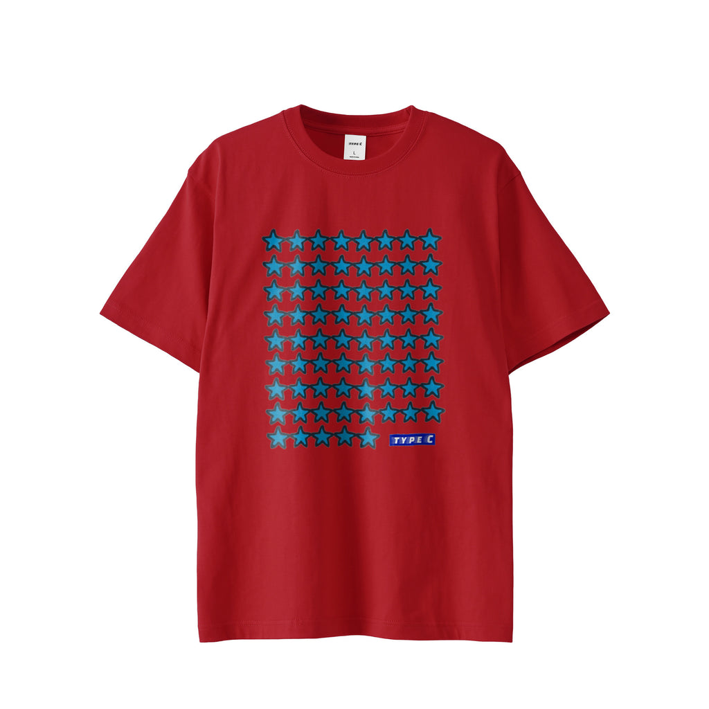 typeC / stars tee red image