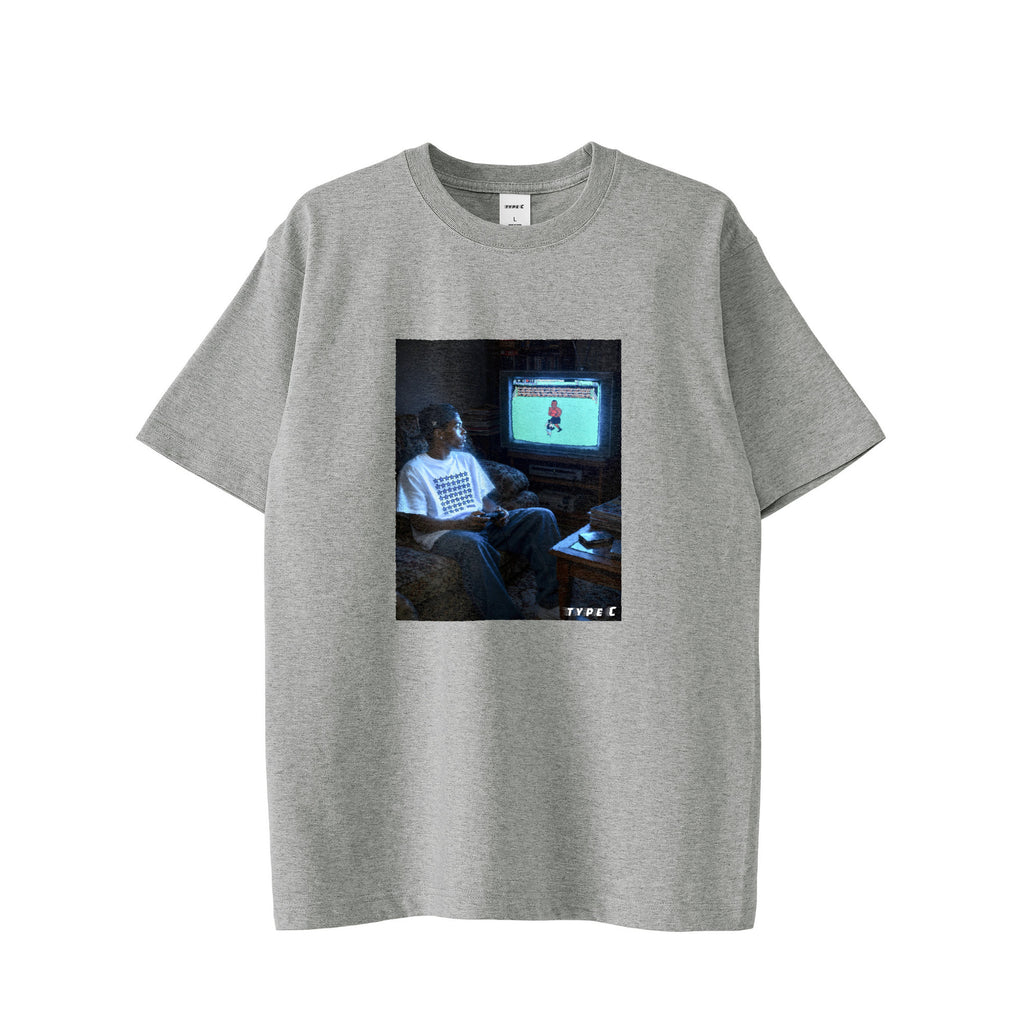 typeC / game tee gray image