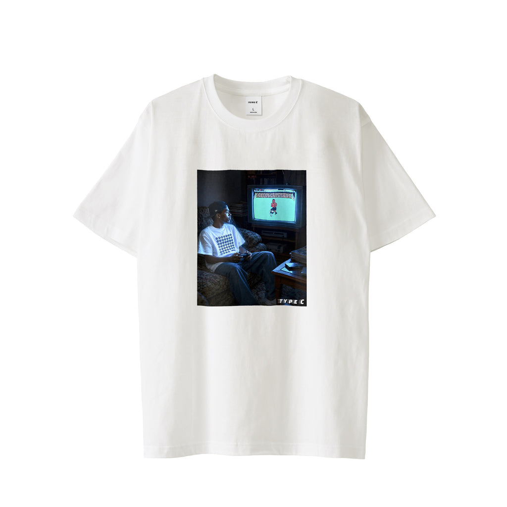 typeC / game tee white image