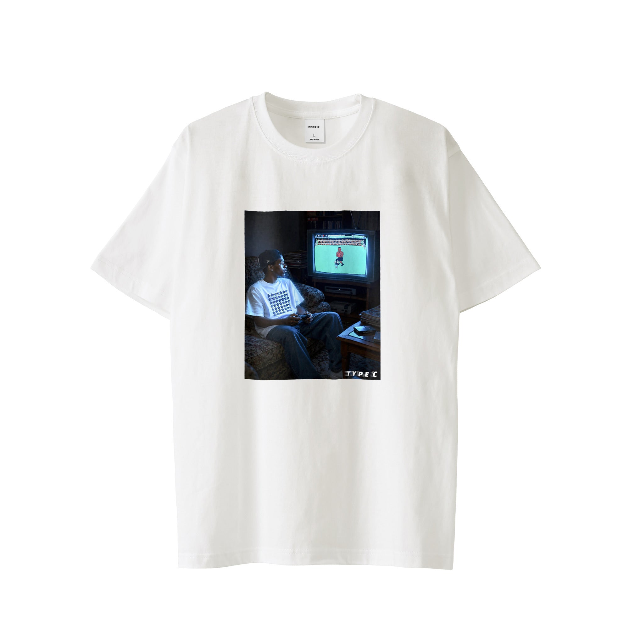 typeC / game tee white image