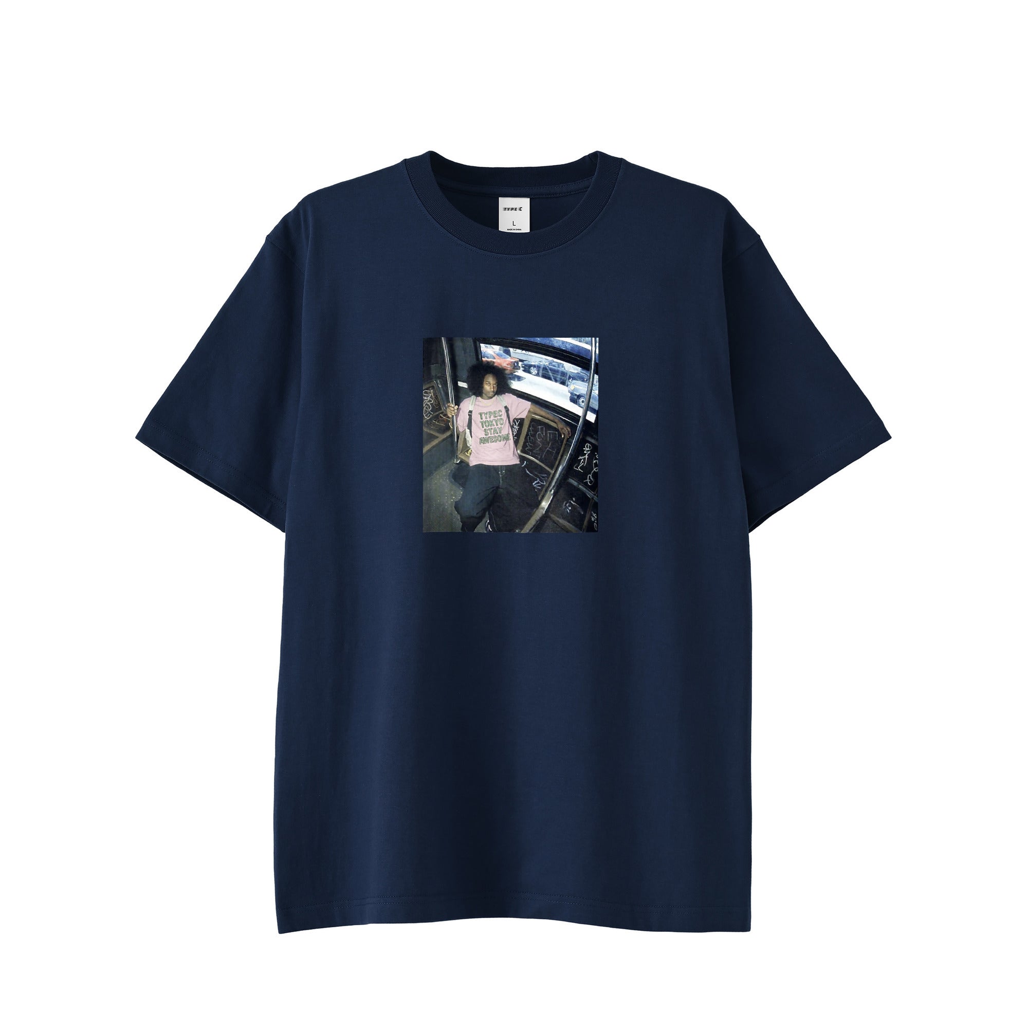 typeC / buss tee indigo image
