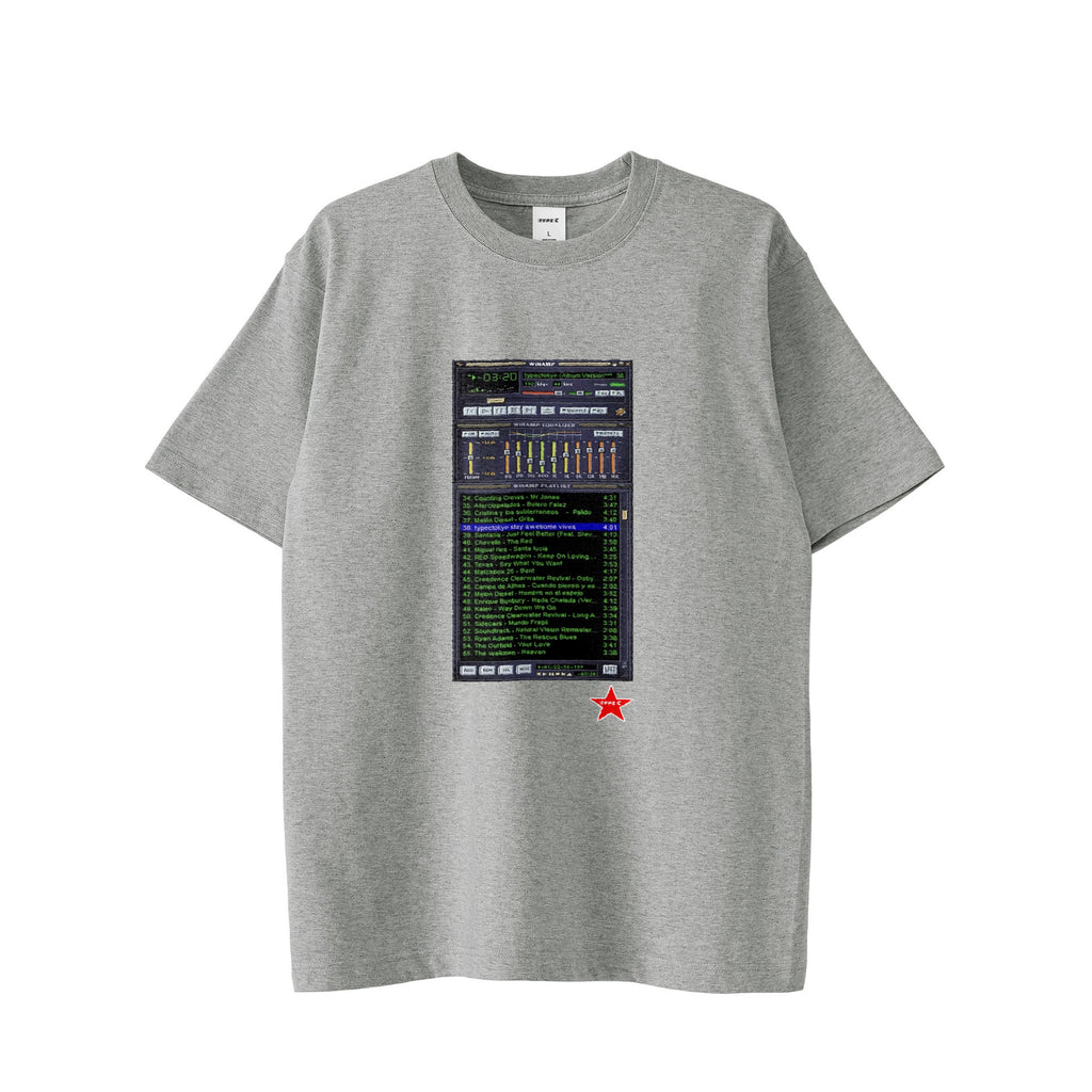 typeC / playlist tee gray image