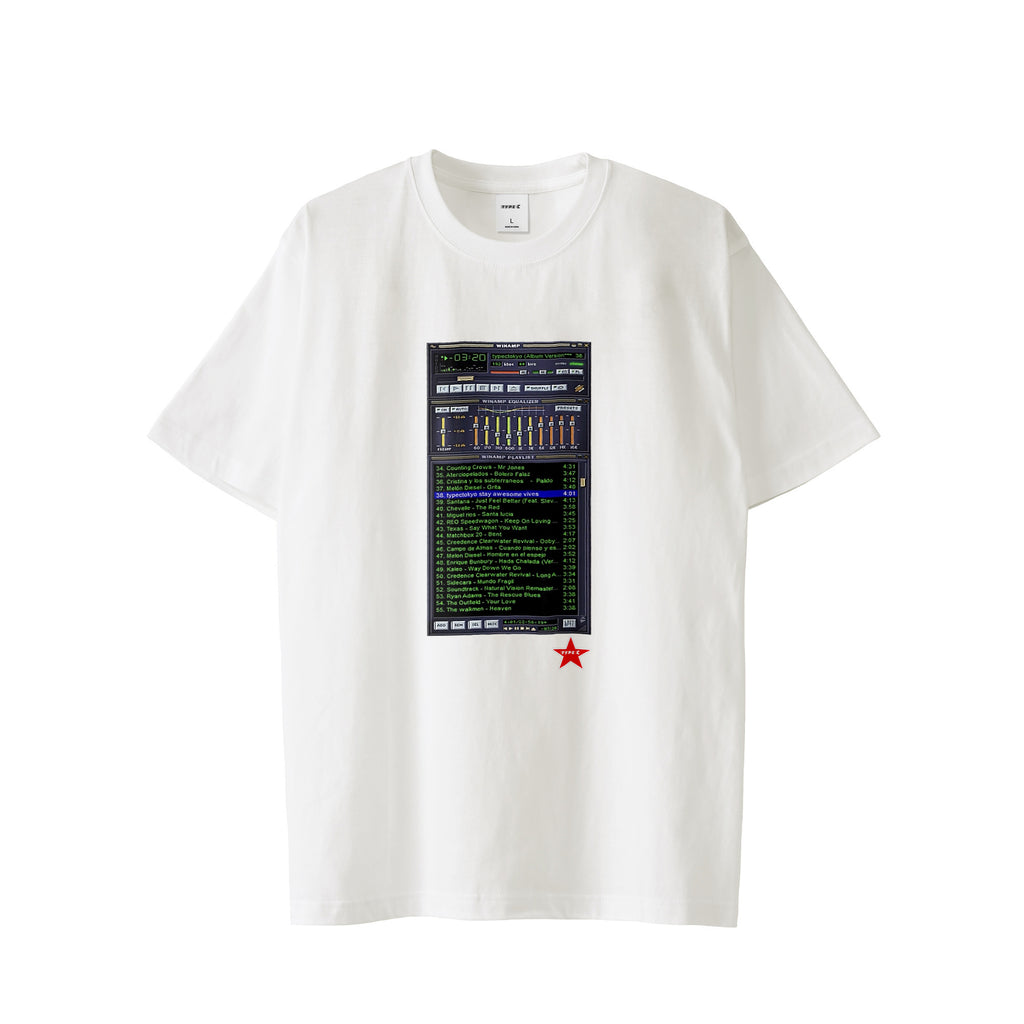 typeC / playlist tee white image
