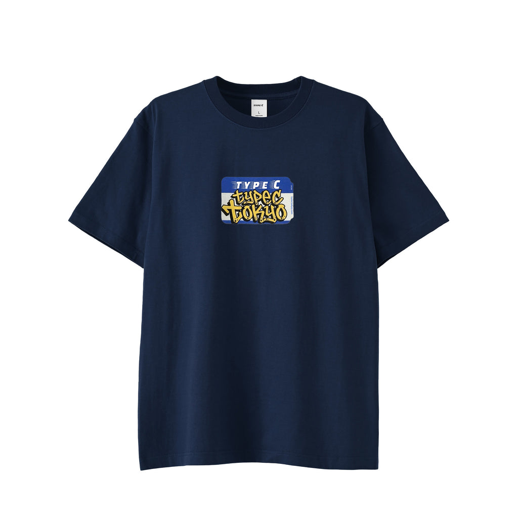 typeC / sticker tee indigo image