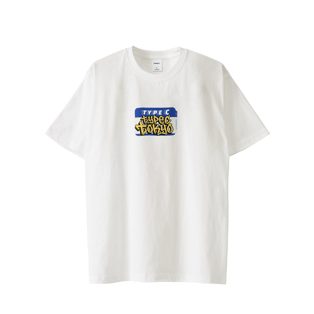 typeC / sticker tee white image
